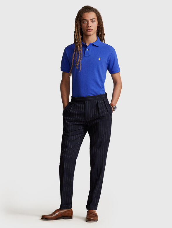 Polo shirt with contrast logo  - 2