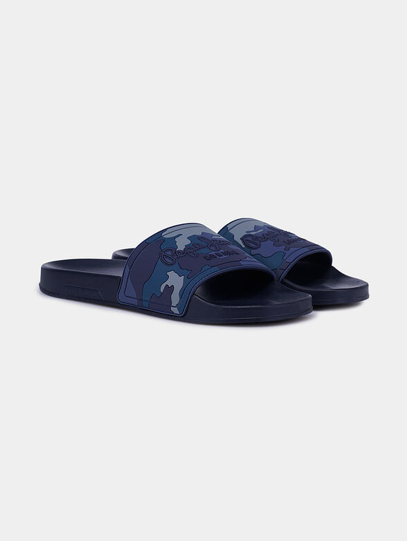 Beach slippers with camouflage motifs - 2