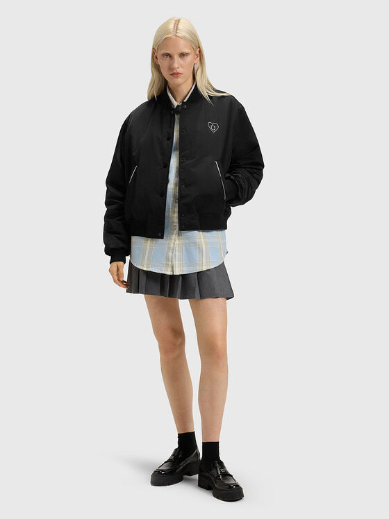 Bomber jacket with buttons - 2