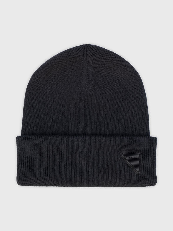Knitted hat with logo detail - 1