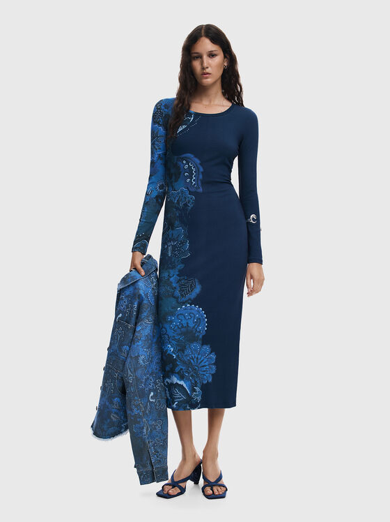 LIMBANI midi dress with accent print - 1