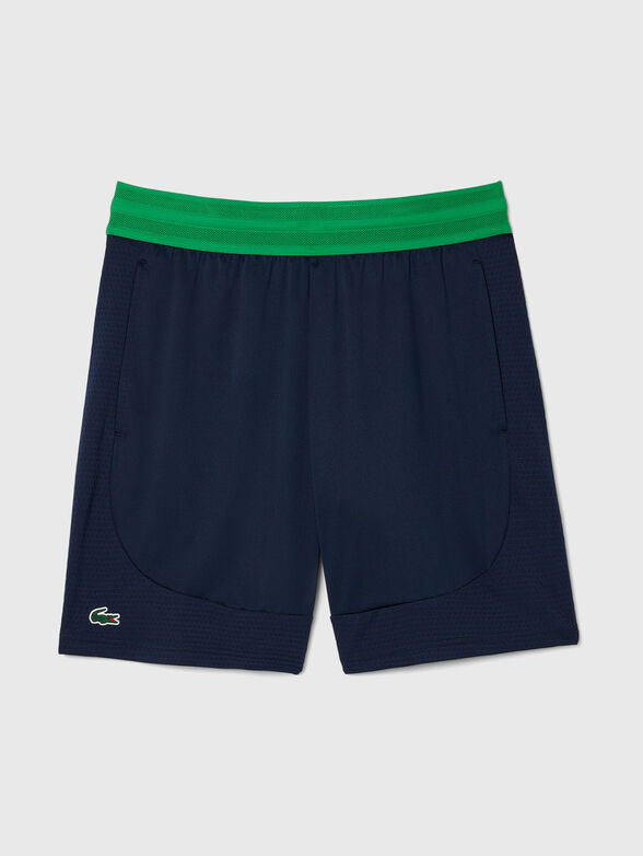 Sports shorts with logo embroidery - 1