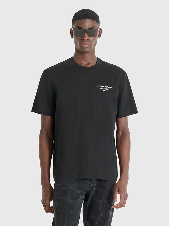 Cotton T-shirt with print - 1