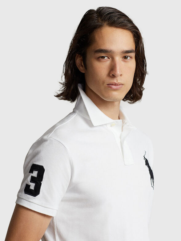Polo shirt with contrast logo - 4