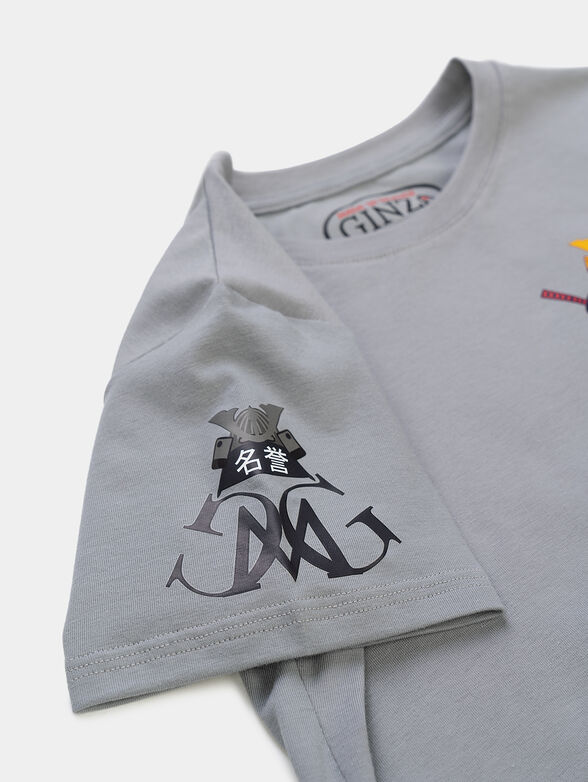 T-shirt in grey with logo print - 2