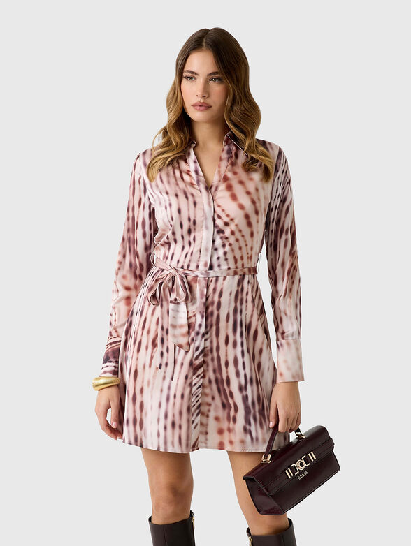 Mini dress with long sleeves  - 3