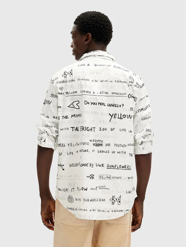 PAUL shirt with contrasting inscriptions - 3