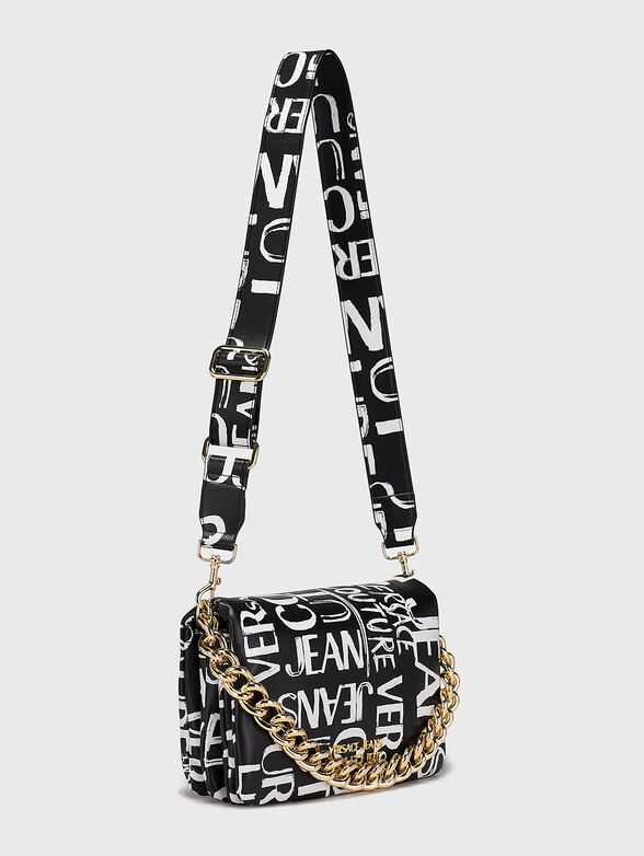 Black bag with logo motifs - 3