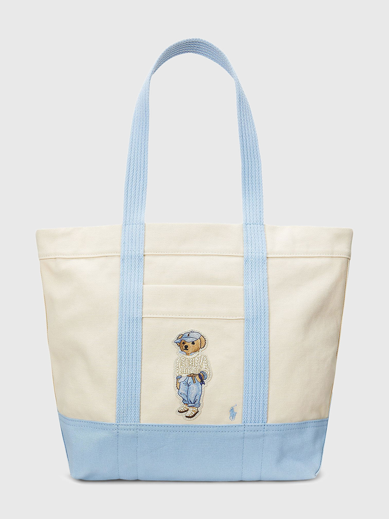 Polo Bear canvas tote bag brand POLO RALPH LAUREN