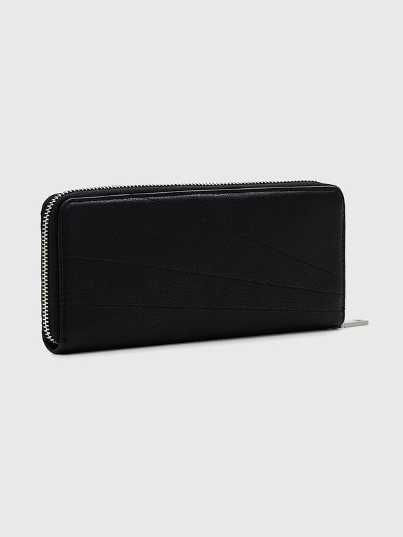 Black wallet with logo - 2