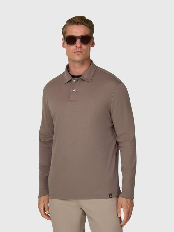 Cotton blend polo-shirt - 1