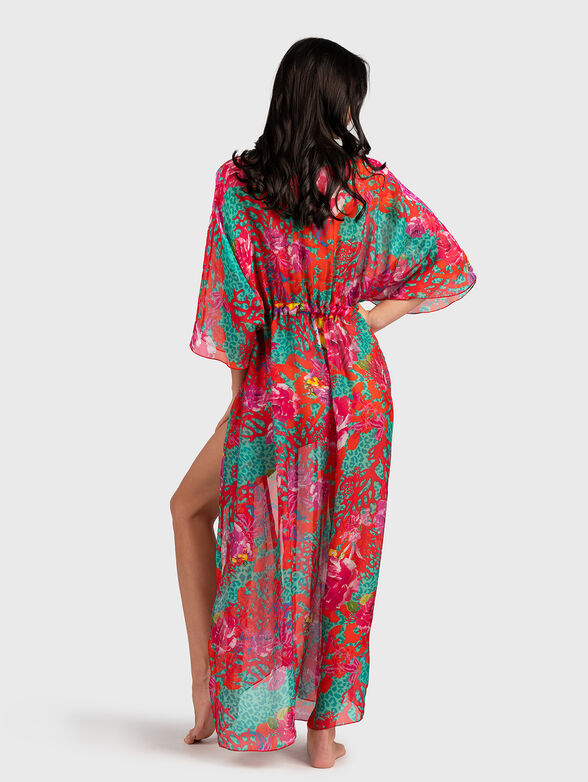 ERYN beach kimono with floral print - 2
