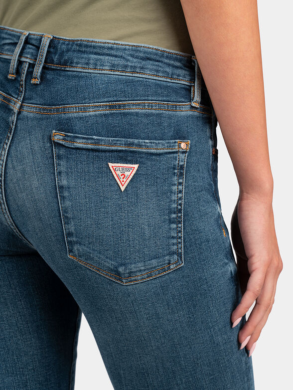 ANNETTE triangle logo jeans - 3