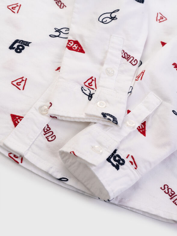 Shirt with logo print - 4