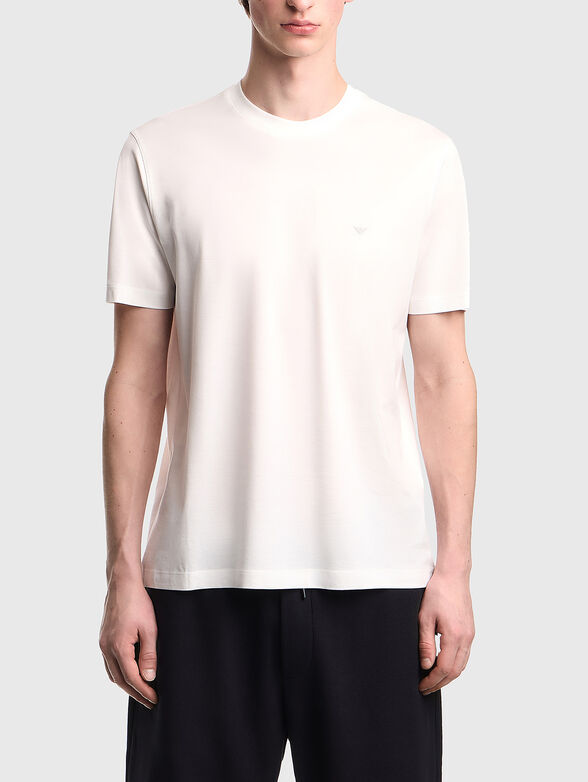 Cotton-blend T-shirt  - 1