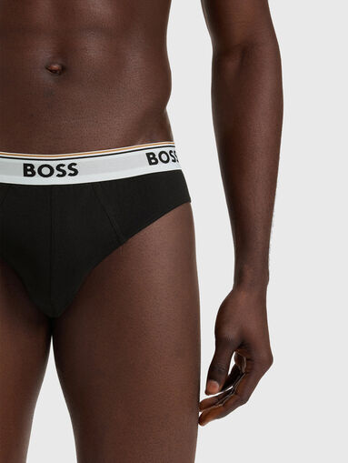 Set of three pairs of cotton briefs - 4