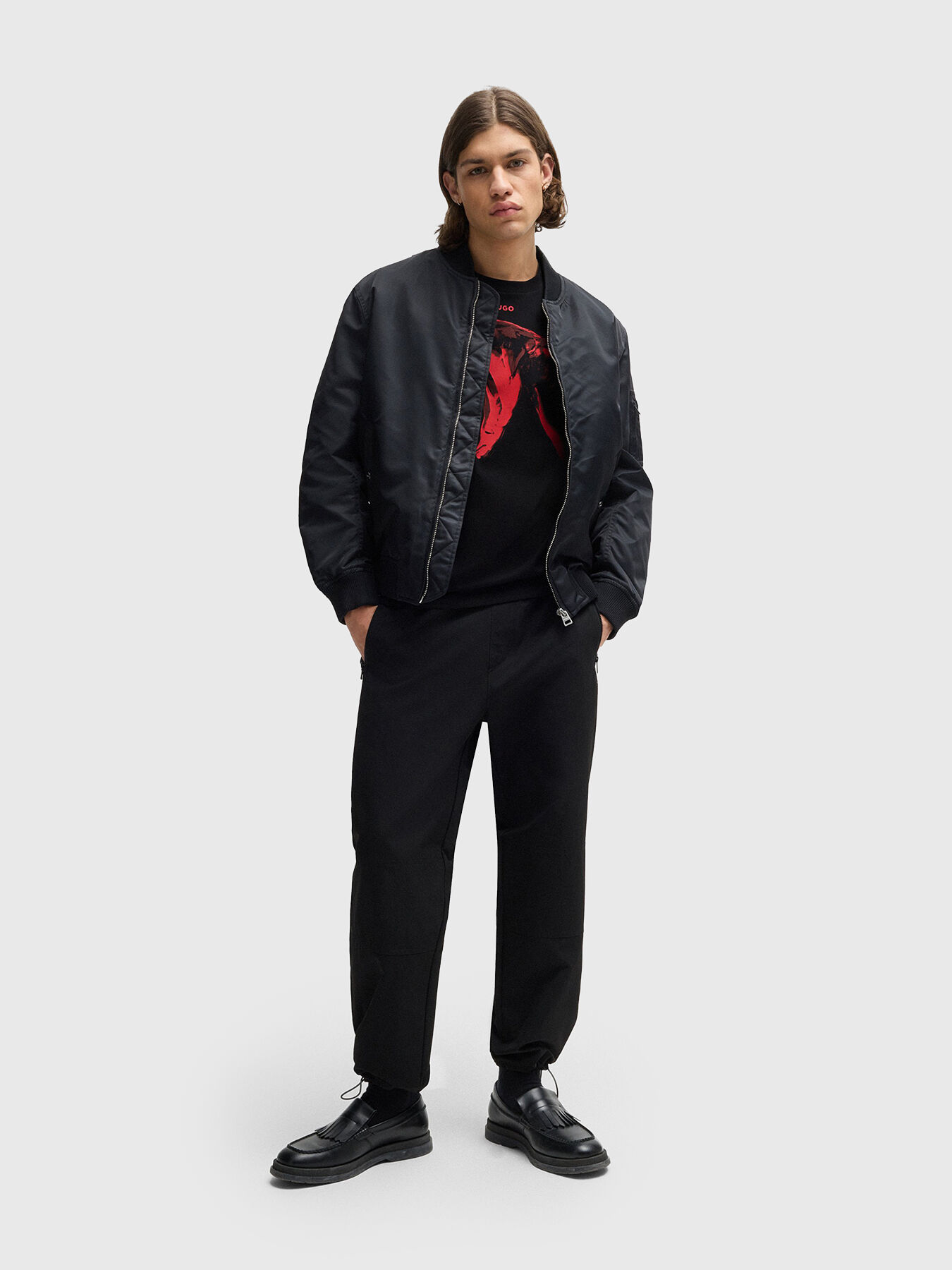 Hugo Dikobra Tシャツ HUGO Dikobra Cotton Graphic Tee | Bloomingdale's