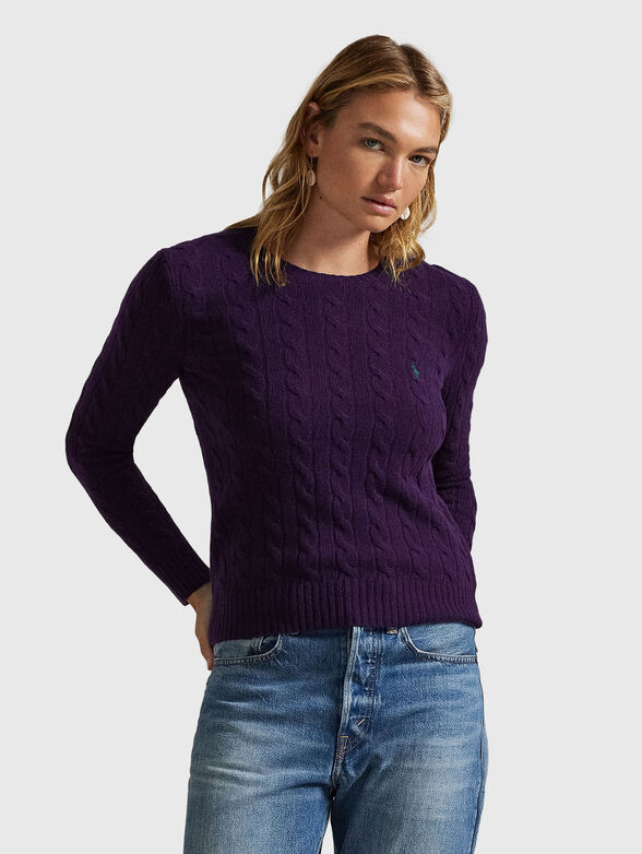 Cashmere blend wool sweater - 1