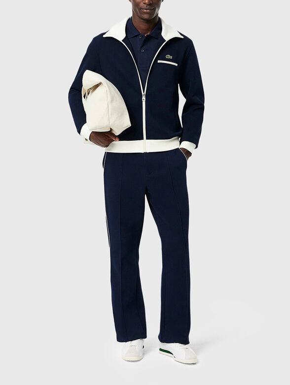 Unisex cotton polo shirt with logo embroidery - 2