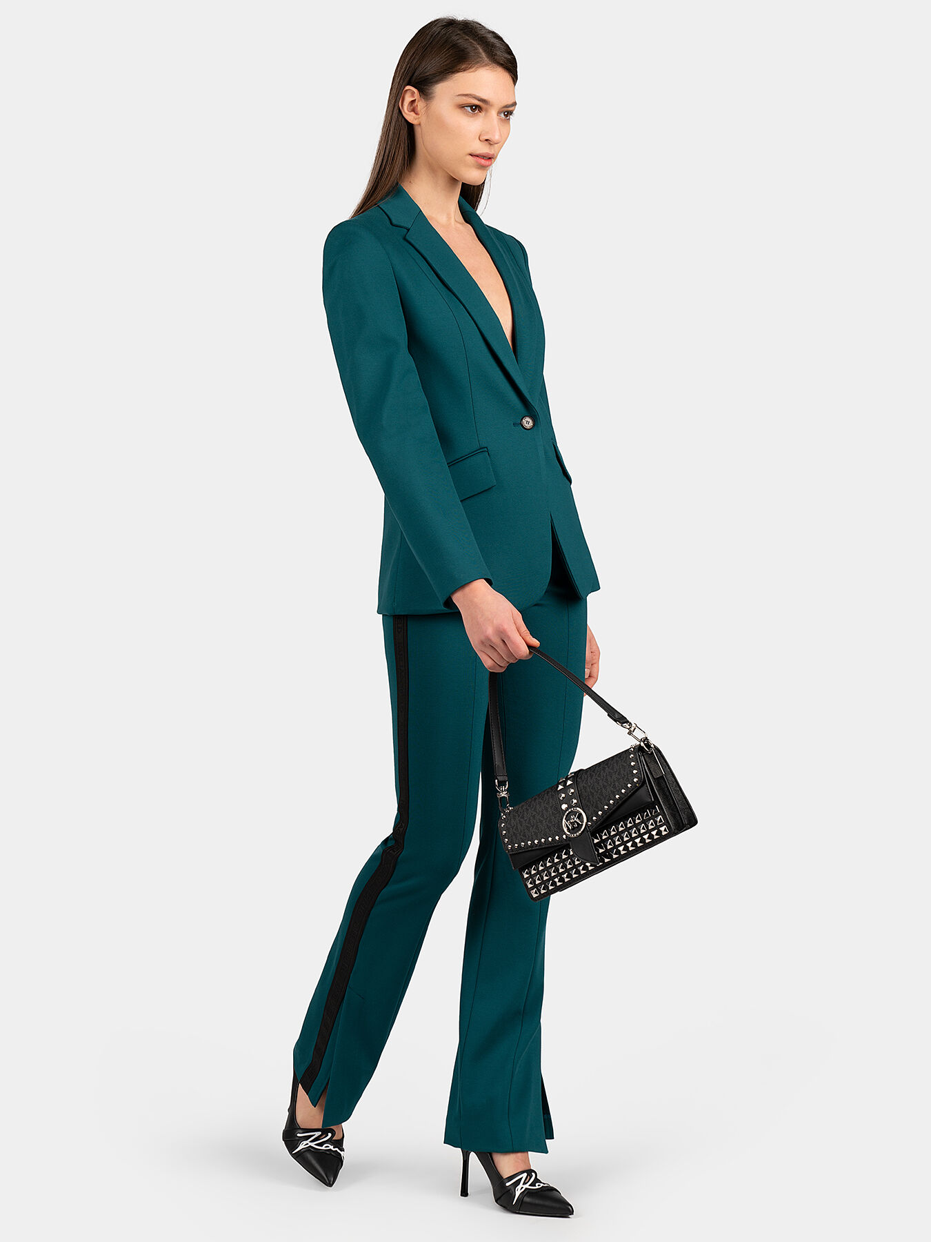 【驚きの値段で】 PUNTO blazer in green color brand Karl Lagerfeld スーツ・フォーマル・ドレス