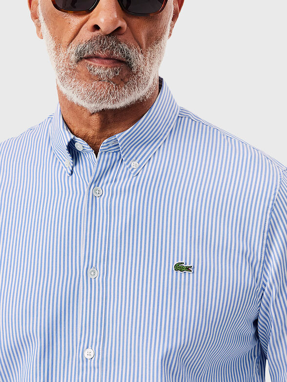 Cotton shirt with logo - 4