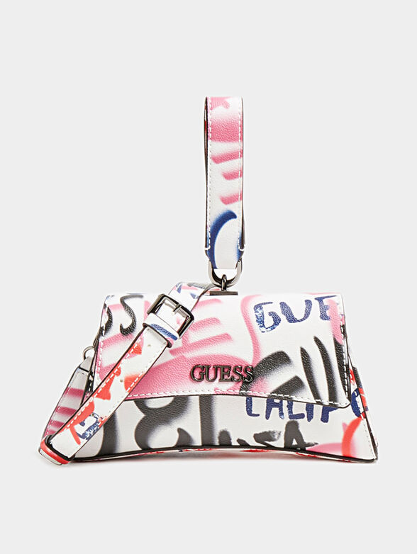 DEVIN Crossbody bag with colored graffiti print - 1