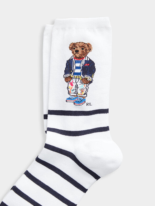 Polo Bear striped socks  - 2
