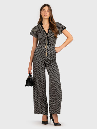 ROBIN pants with monogram print - 5