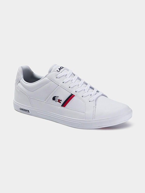 EUROPA Leather sneakers with tricolor details - 1