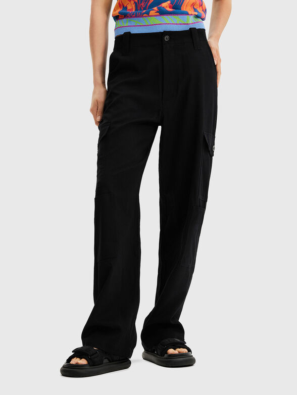 Black cargo pants - 1