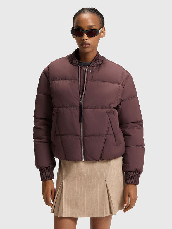 Padded jacket with pockets - 1