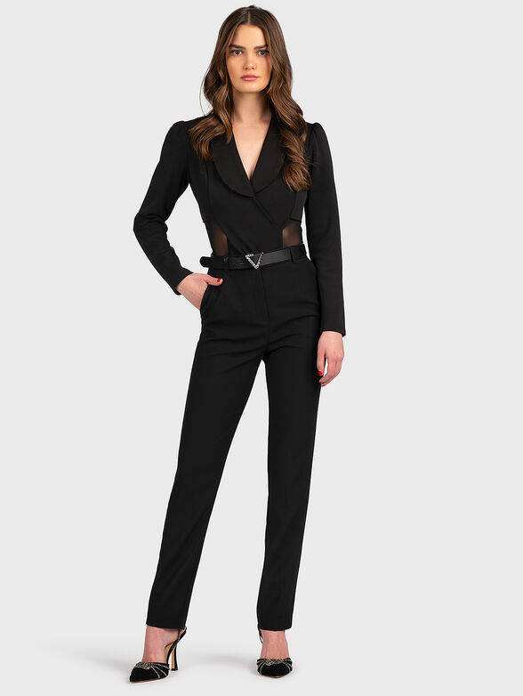 ZOE black high-waisted trousers - 4