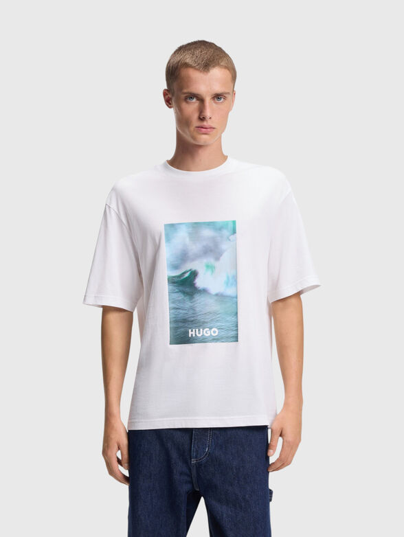 Cotton printed t-shirt - 1