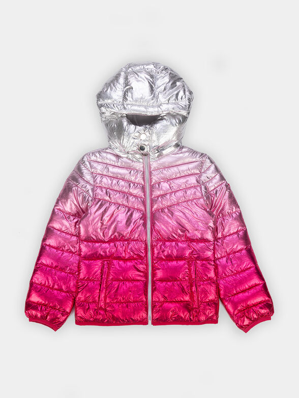 Padded jacket with ombre effect - 1