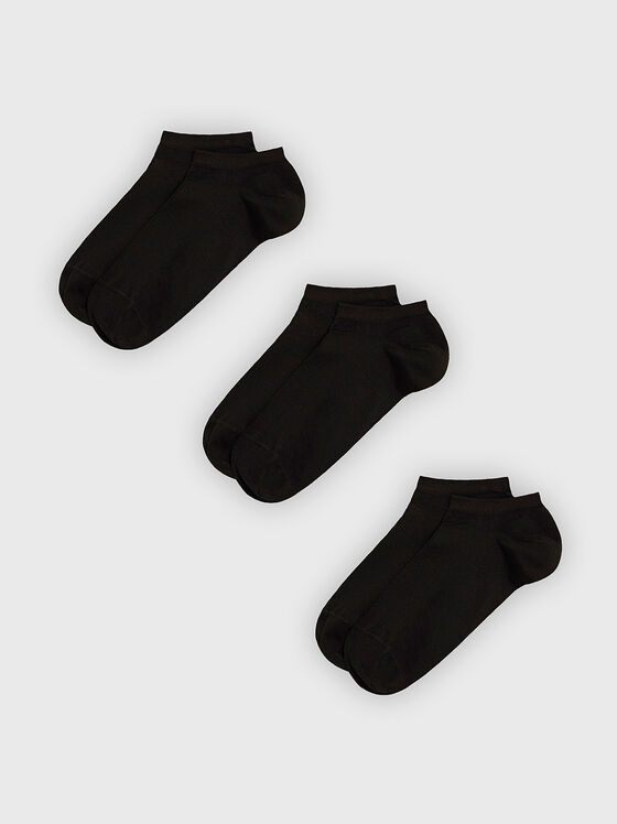 Комплект от три чифта черни чорапи EASY LIVING - 1