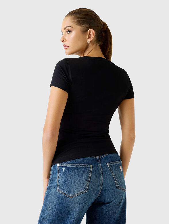 Slim T-shirt with animal print - 3