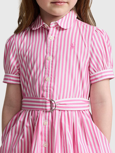 Stripe dress in cotton - 5