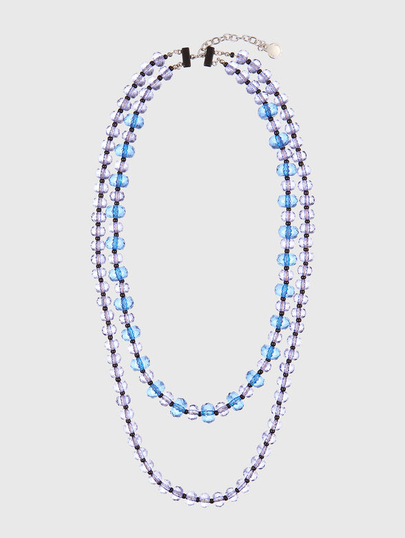 Necklace with two rows of beads - 3