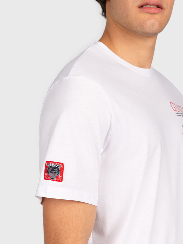 White t-shirt with logo - 1