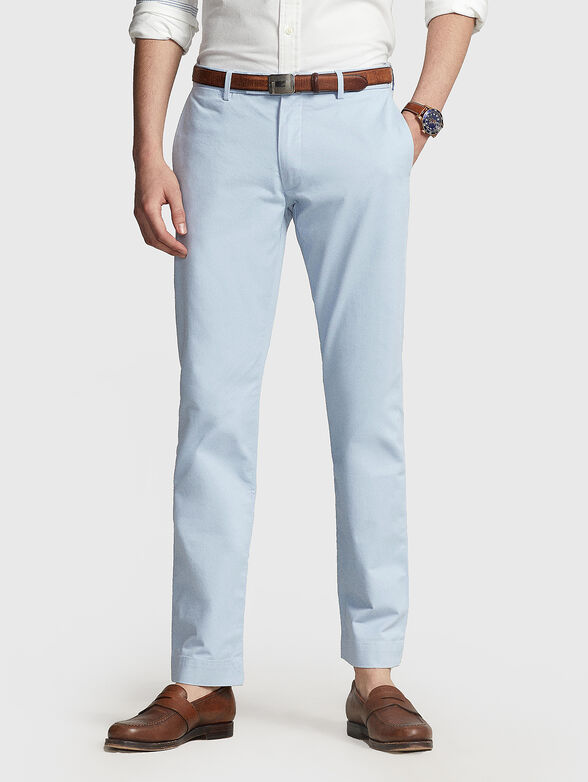 Blue chino pants - 1