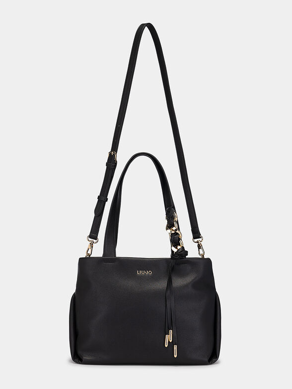 Handbag with accent gold chain  - 2