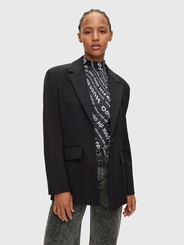 AMUELA black blazer brand HUGO — Globalbrandsstore.com/en