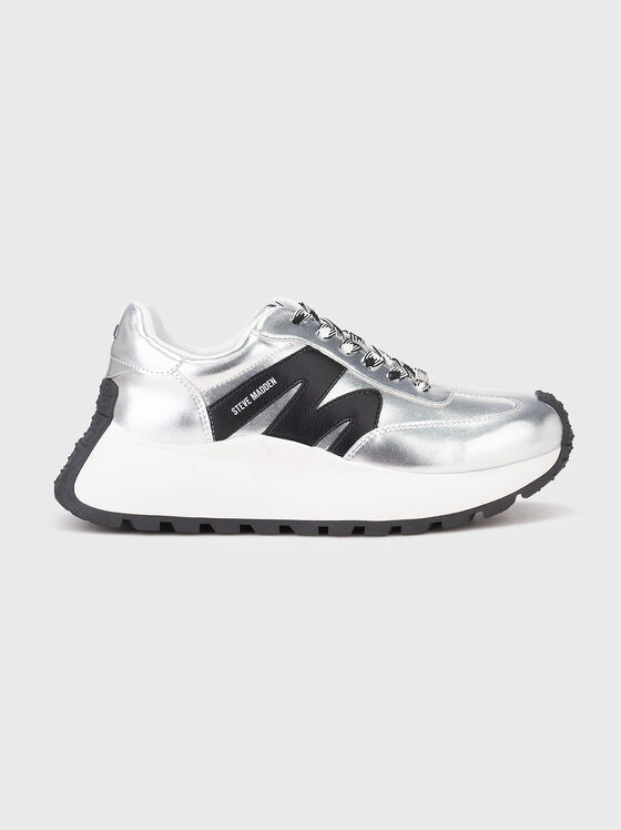 Сребристи спортни обувки - 1