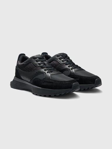 JONAH trainers with textile and leather - 3