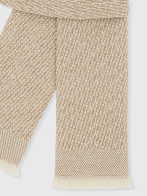 Jacquard wool scarf - 2