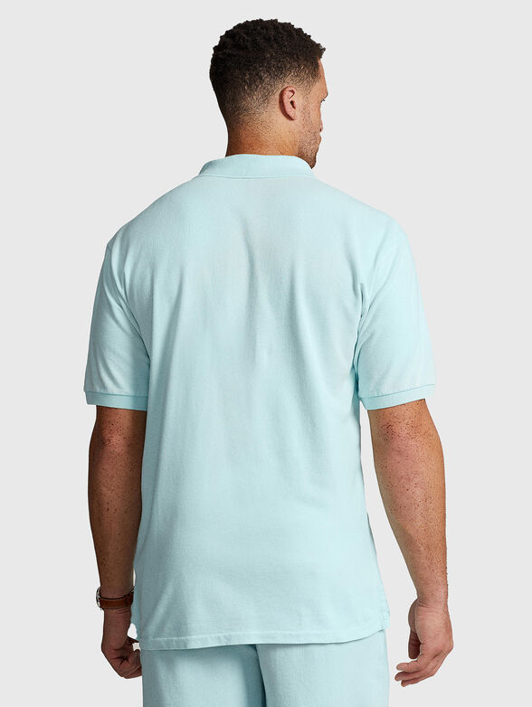 Polo-shirt in turquoise colour - 3