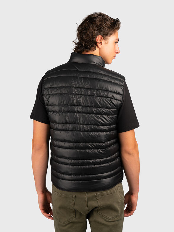 Reversible vest in black - 4