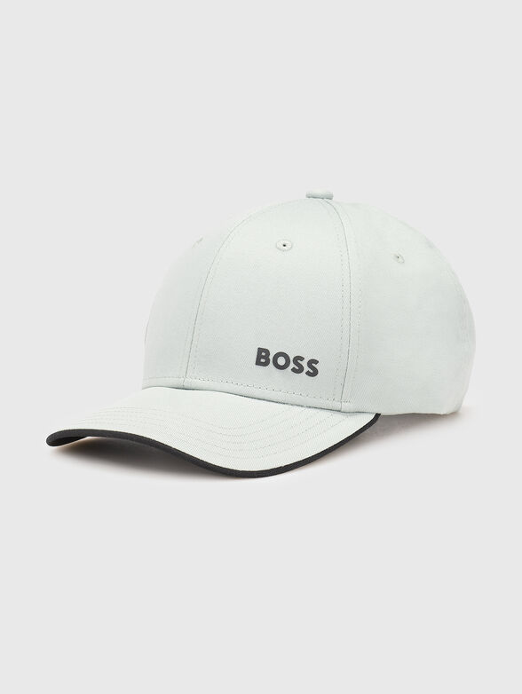 Gray baseball cap with logo - 1