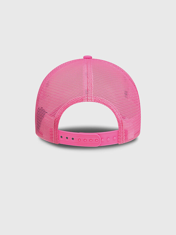 Cap with contrast visor and print - 2