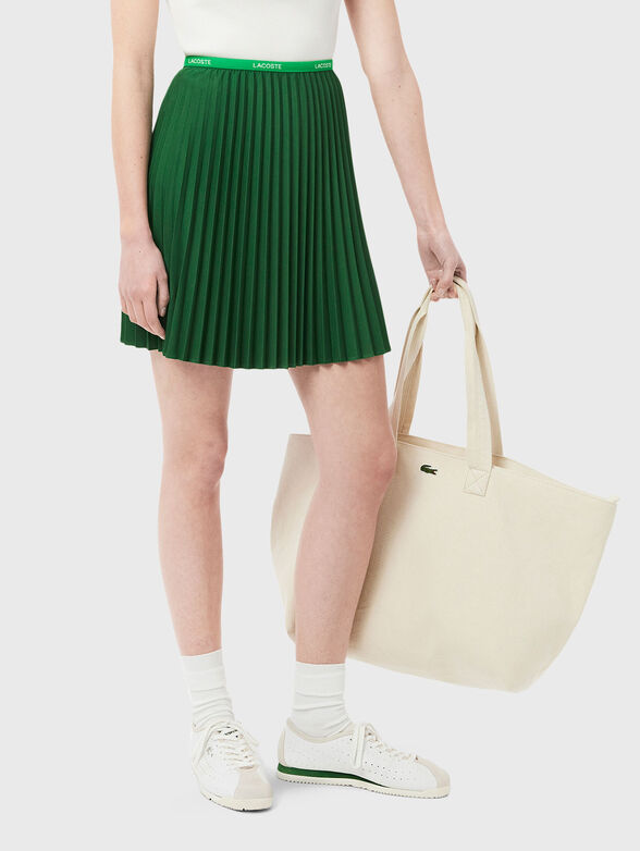 High waisted pleated skirt - 3